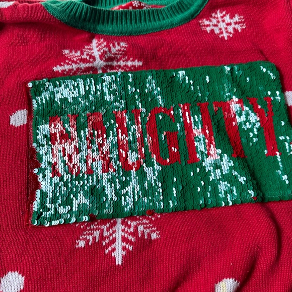 To be jolly adorable Christmas mermaid sequin unique cool Holiday party … - Picture 2 of 5